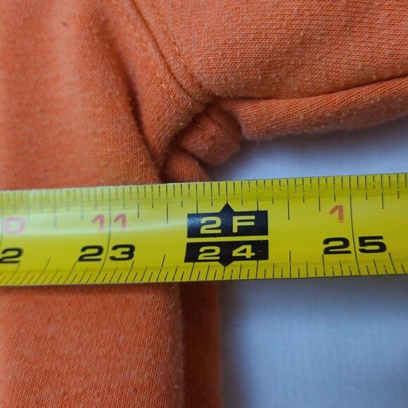 Noble Outfitters Hoodie Men's Orange Large Hooded Sweatshirt Workwear - Picture 9 of 12